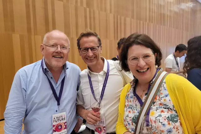 Jürgen von der Mark MW (Baden), Steffen Schindler (DWI), Romana Echensperger MW.